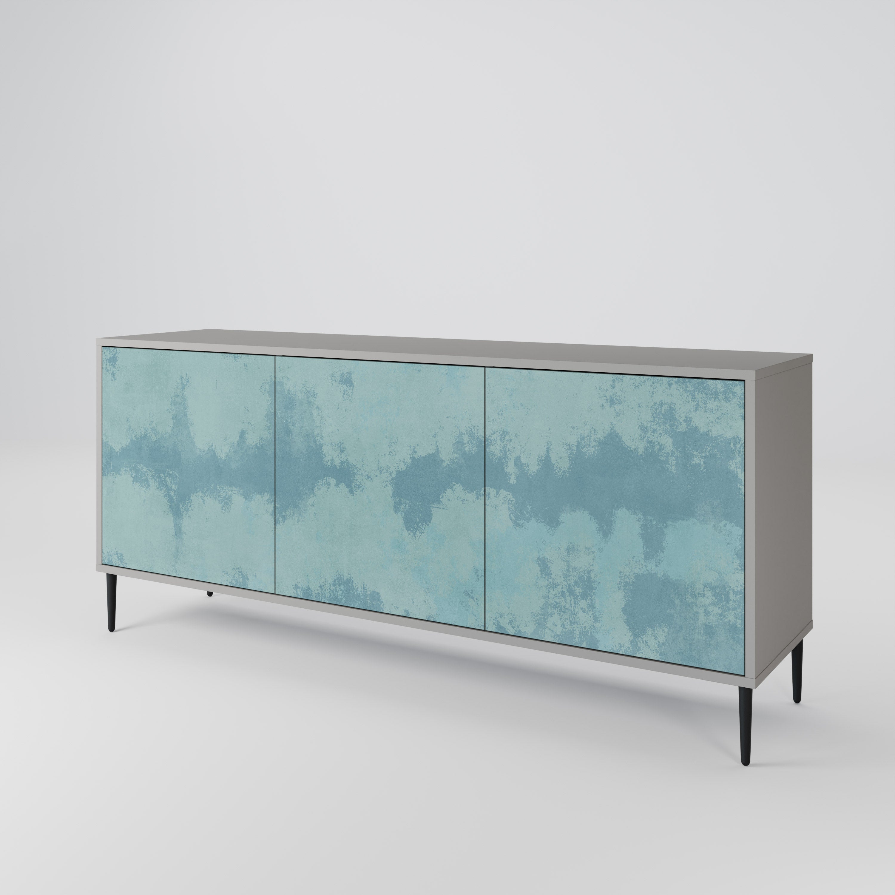 SKY WASH 3-türiges Sideboard in grauer Ausführung