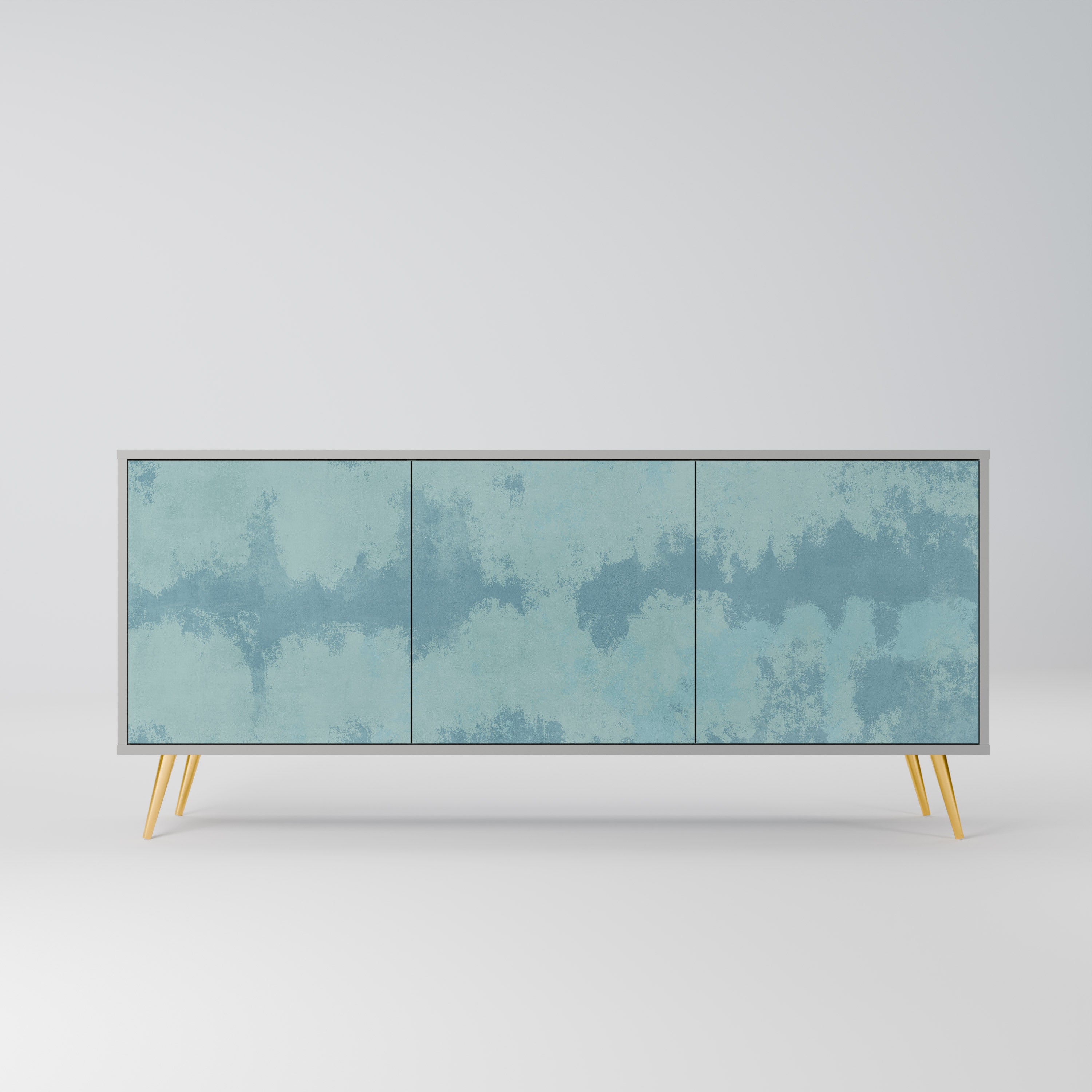 SKY WASH 3-türiges Sideboard in grauer Ausführung