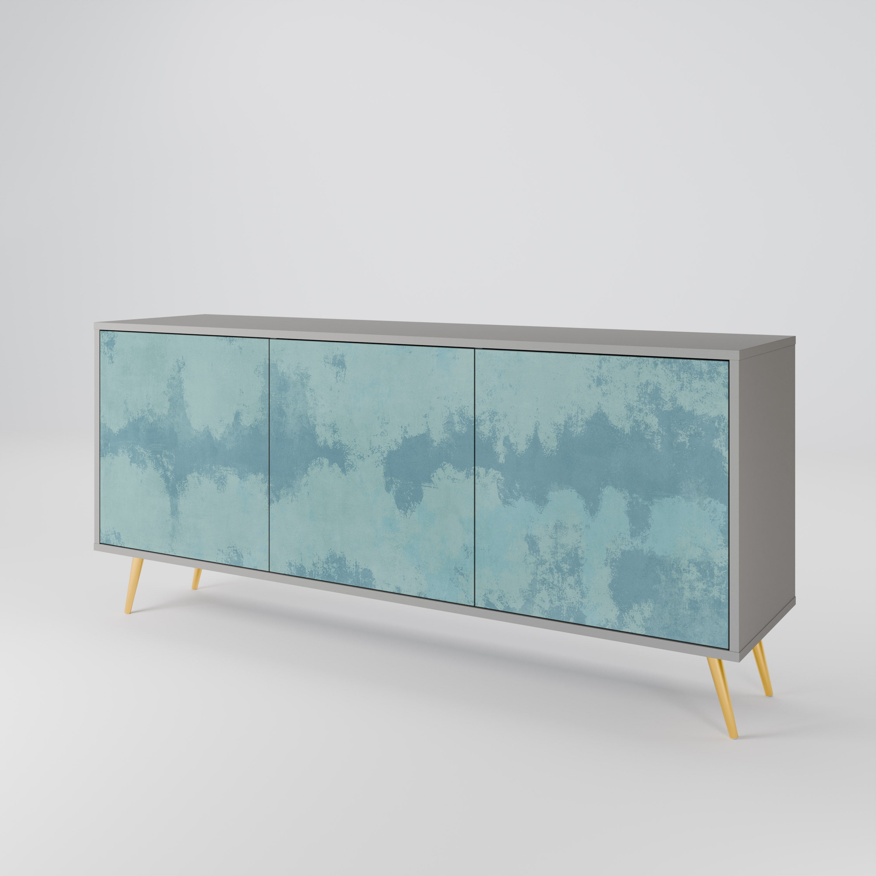SKY WASH 3-türiges Sideboard in grauer Ausführung