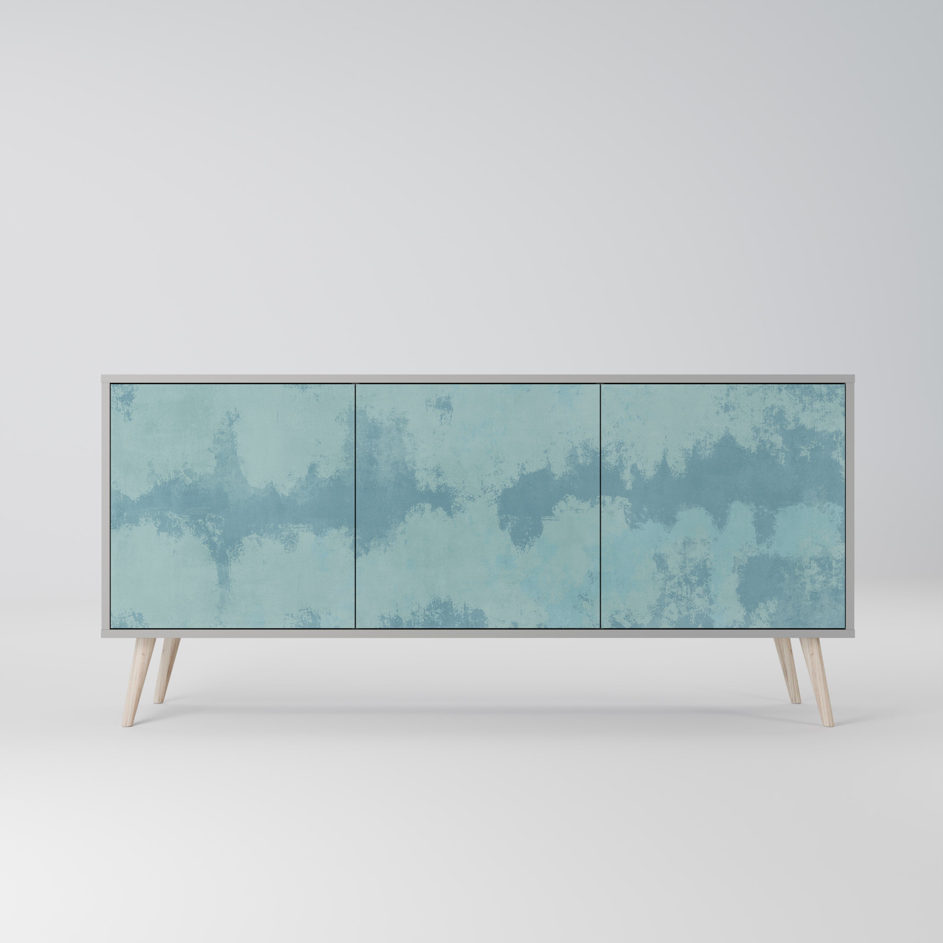 SKY WASH 3-türiges Sideboard in grauer Ausführung