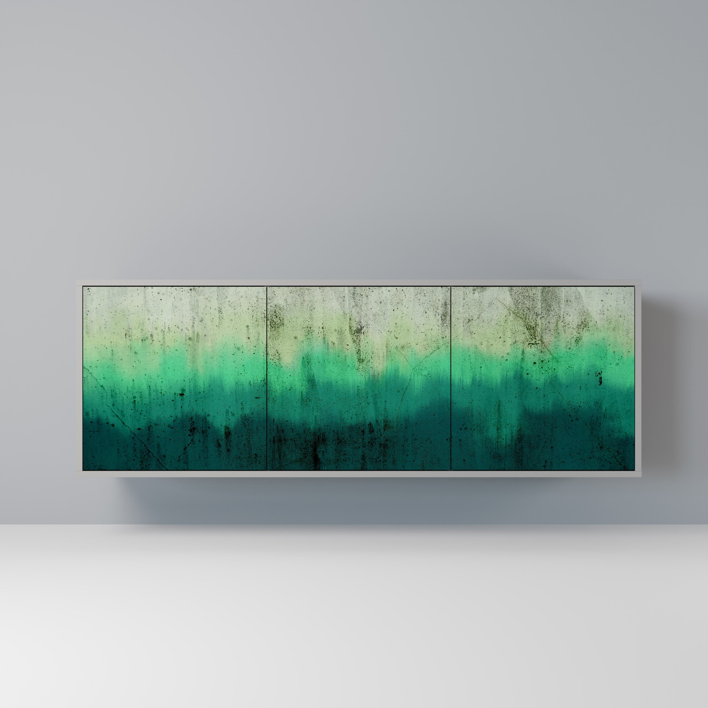 NORTHERN LIGHTS Sideboard mit 3 Türen in grauer Ausführung