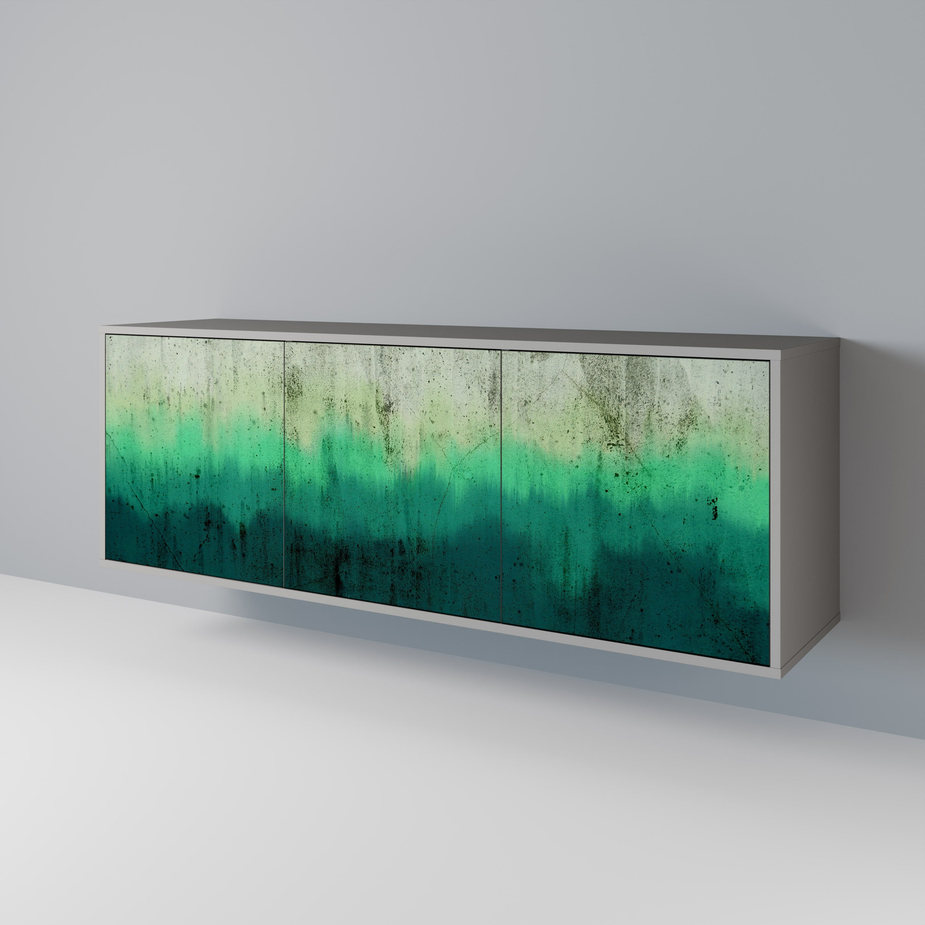 NORTHERN LIGHTS Sideboard mit 3 Türen in grauer Ausführung