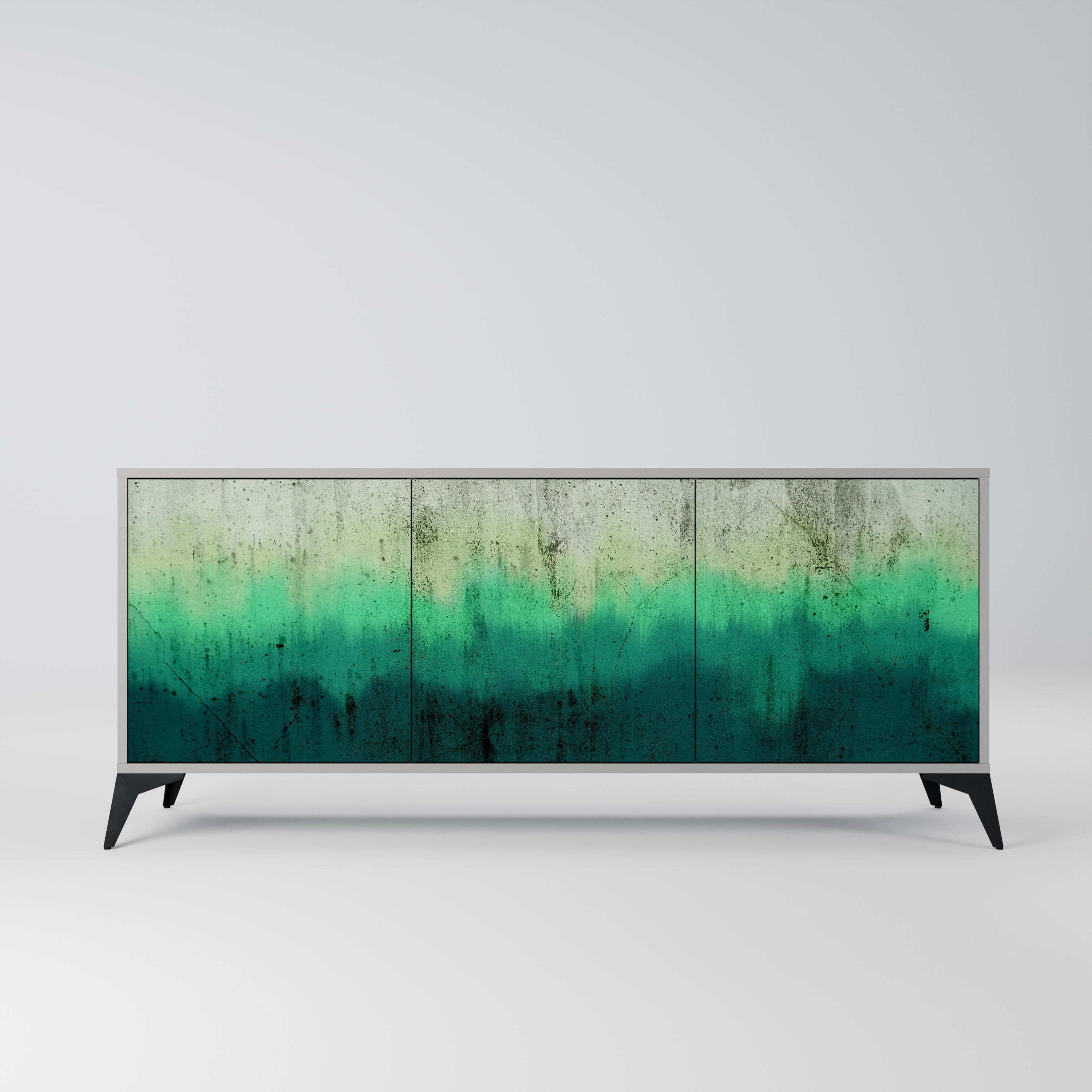 NORTHERN LIGHTS Sideboard mit 3 Türen in grauer Ausführung