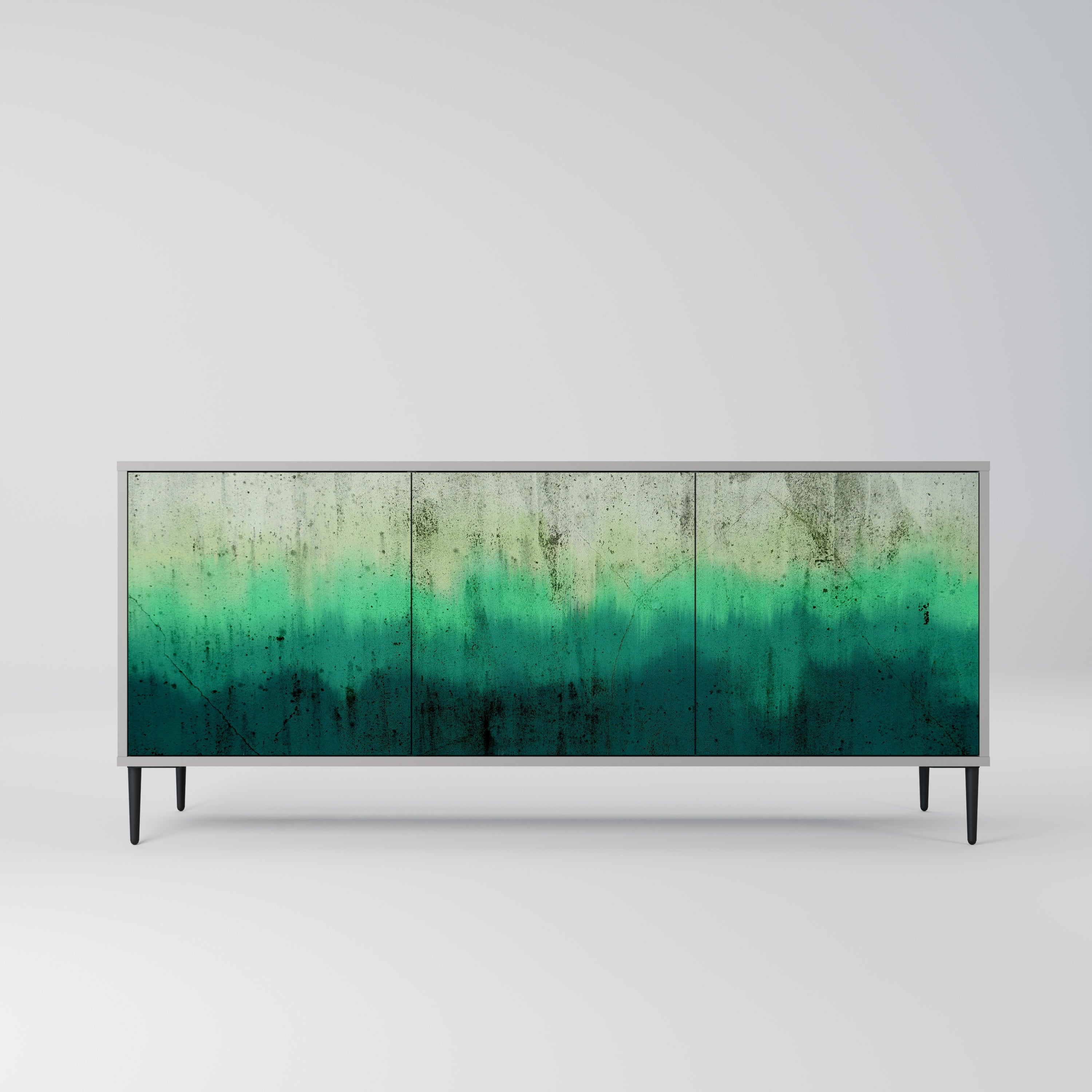 NORTHERN LIGHTS Sideboard mit 3 Türen in grauer Ausführung
