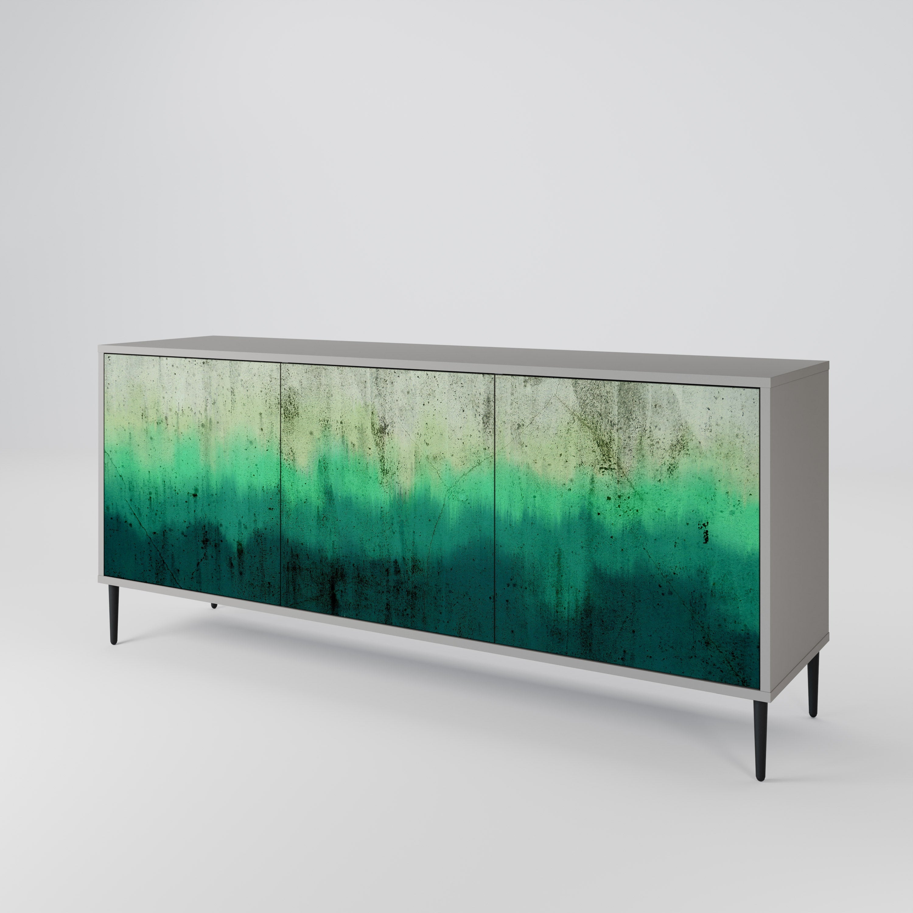 NORTHERN LIGHTS Sideboard mit 3 Türen in grauer Ausführung