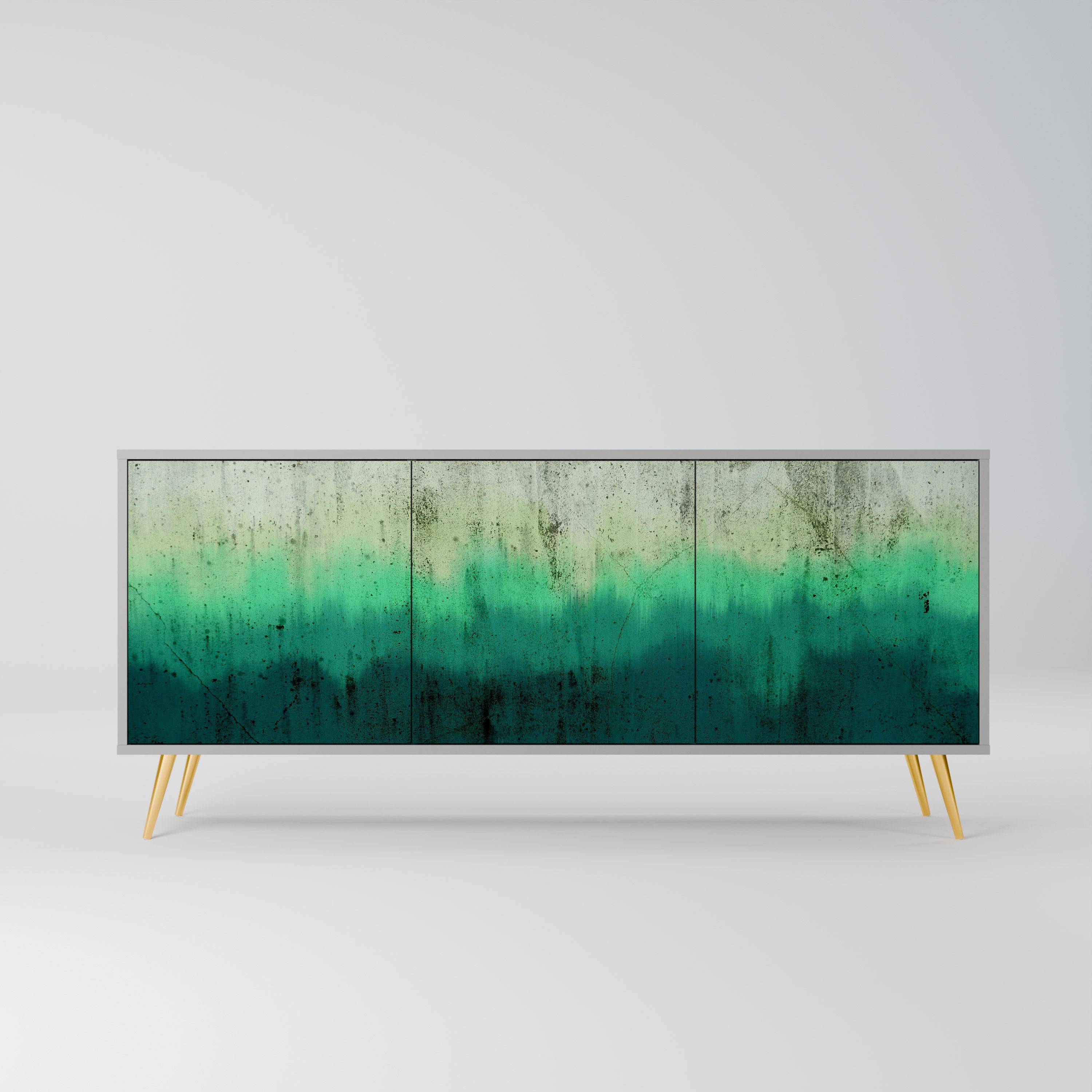 NORTHERN LIGHTS Sideboard mit 3 Türen in grauer Ausführung