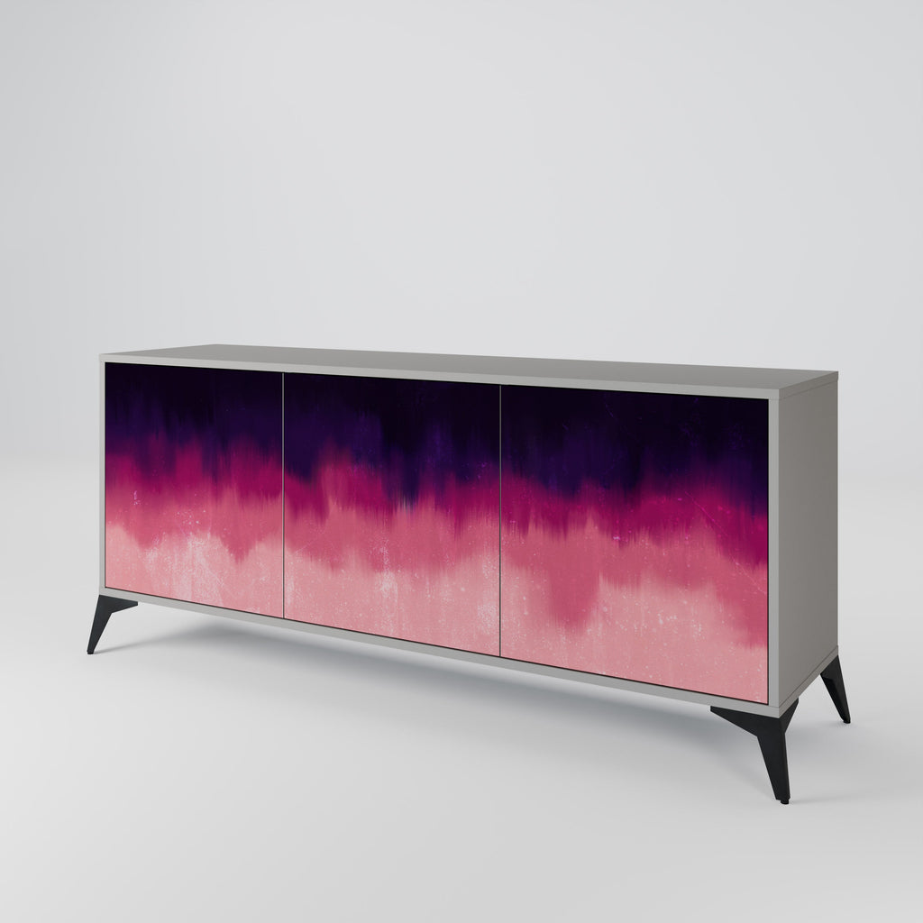 AURORA BOREALIS Sideboard mit 3 Türen in grauer Ausführung