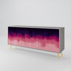 AURORA BOREALIS 3-Door Sideboard in Grey Finish