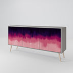 AURORA BOREALIS 3-Door Sideboard in Grey Finish