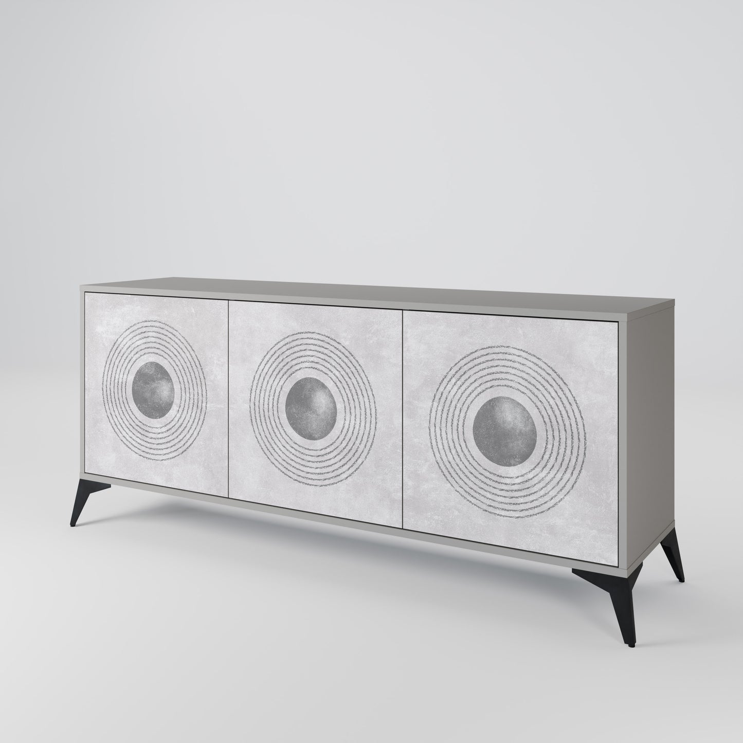 SOLID CIRCLES 3-türiges Sideboard