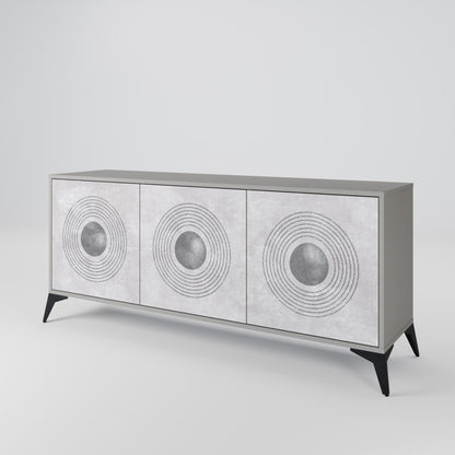 SOLID CIRCLES 3-türiges Sideboard
