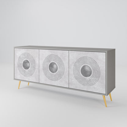 SOLID CIRCLES 3-türiges Sideboard