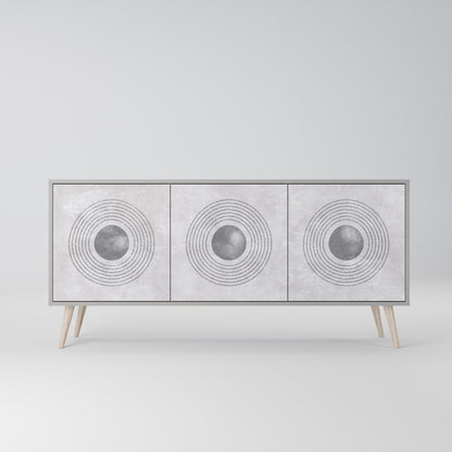 SOLID CIRCLES 3-türiges Sideboard