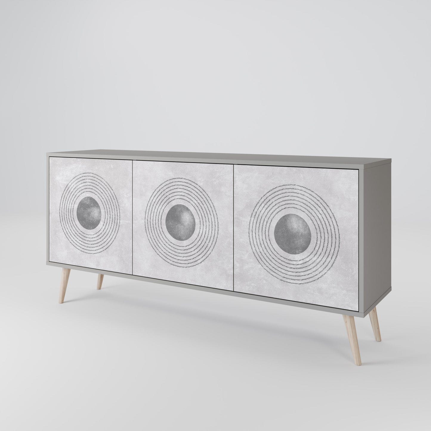 SOLID CIRCLES 3-türiges Sideboard