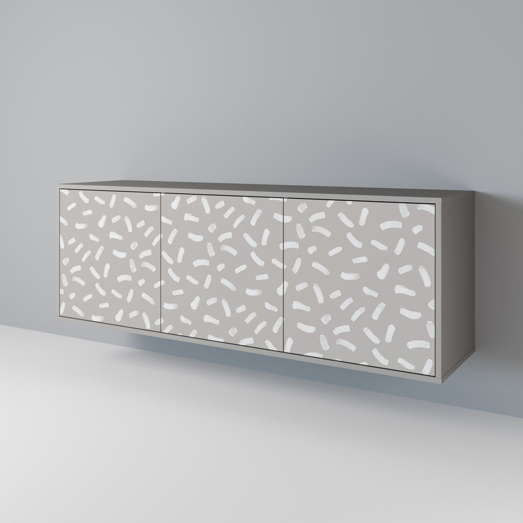 PASSING SECONDS Sideboard mit 3 Türen in grauer Ausführung