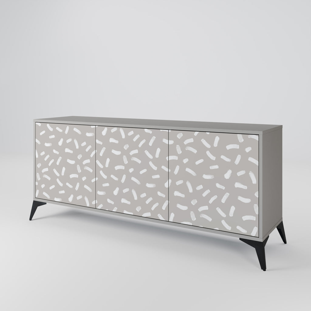 PASSING SECONDS Sideboard mit 3 Türen in grauer Ausführung