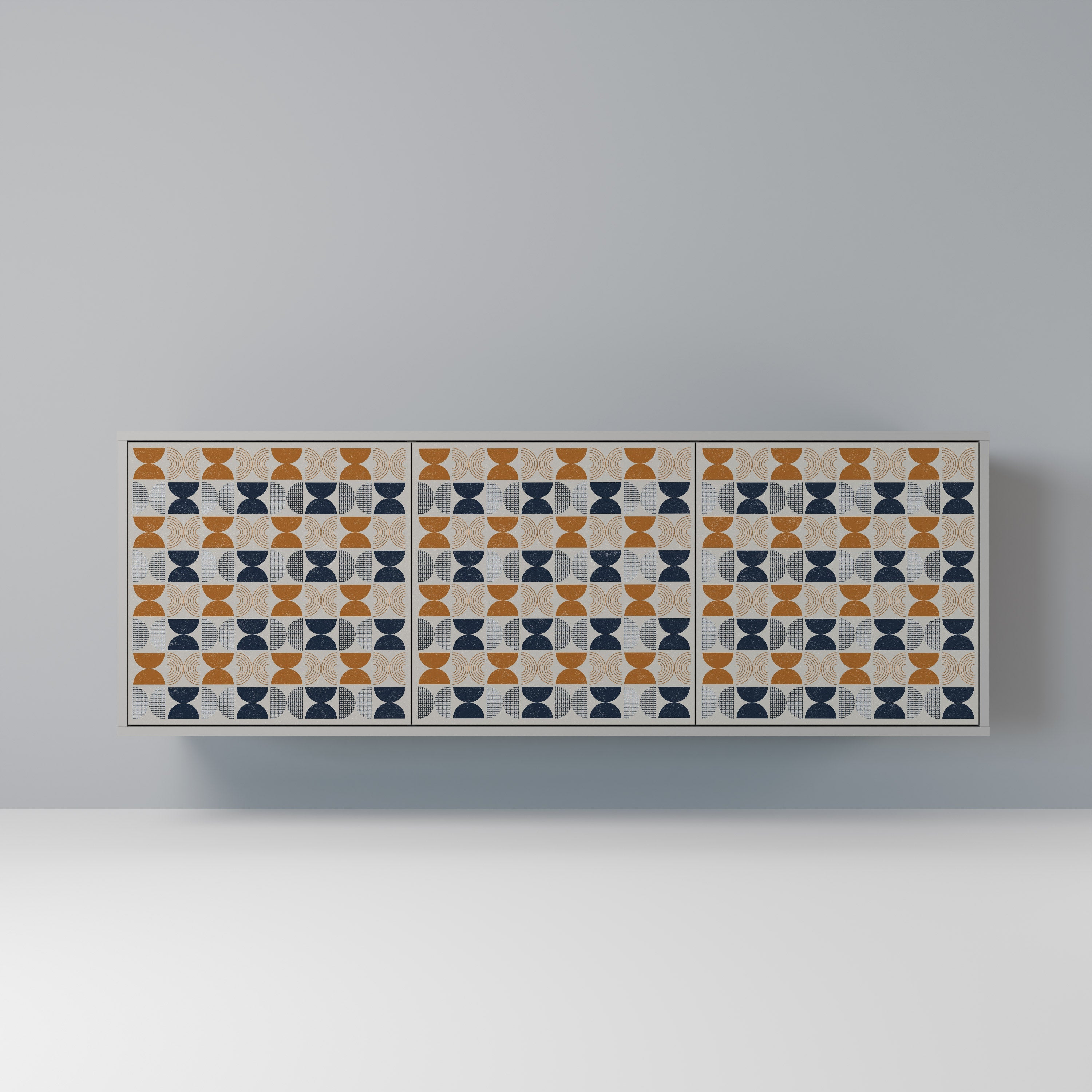 Sideboard mit 3 Türen der REFLECTION RANGE in grauem Finish