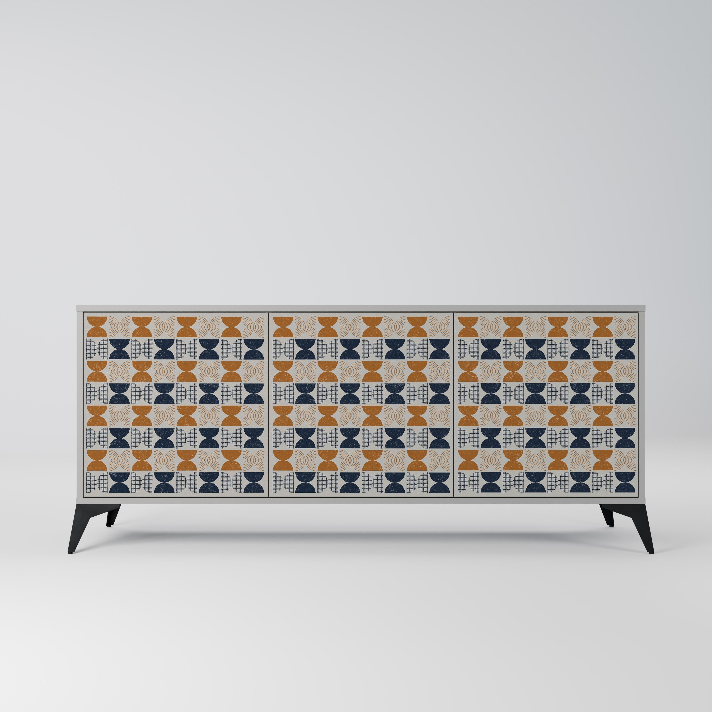 Sideboard mit 3 Türen der REFLECTION RANGE in grauem Finish