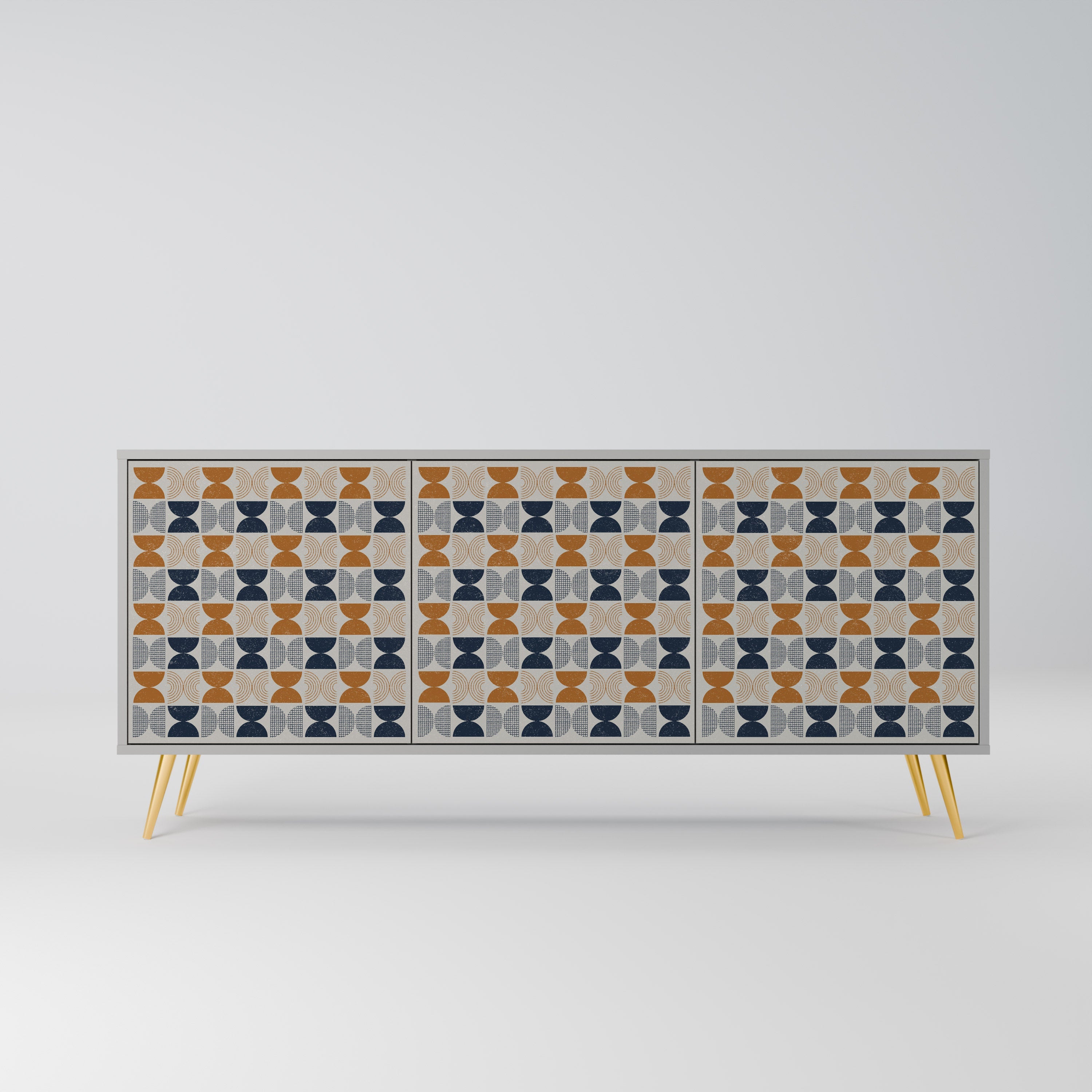 Sideboard mit 3 Türen der REFLECTION RANGE in grauem Finish