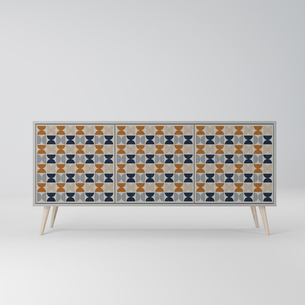 Sideboard mit 3 Türen der REFLECTION RANGE in grauem Finish