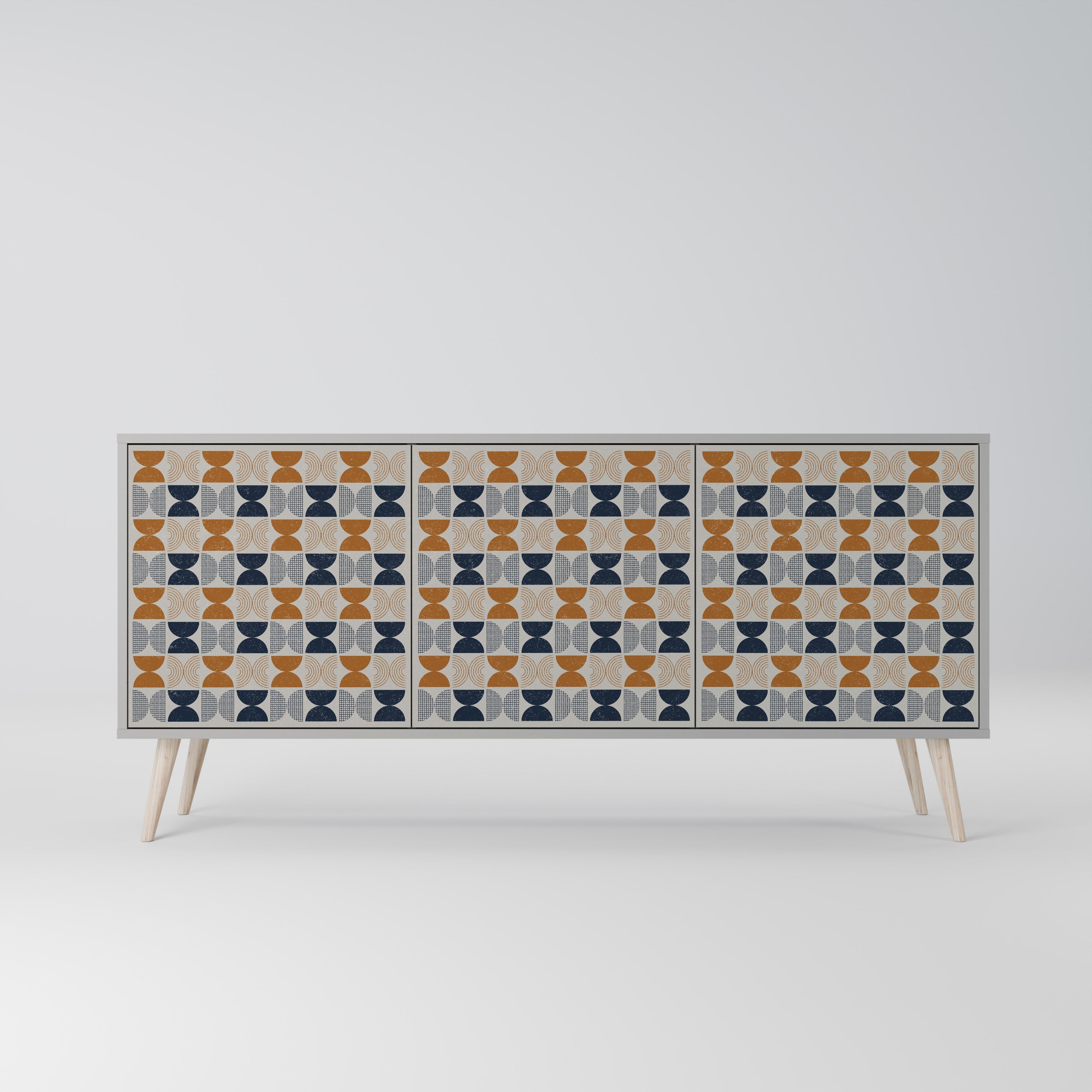 Sideboard mit 3 Türen der REFLECTION RANGE in grauem Finish