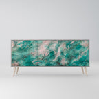 ABSTRACT ALCHEMY Sideboard mit 3 Türen in Grau