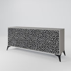 BLINDING LIGHTS Sideboard mit 3 Türen in Grau