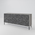 BLINDING LIGHTS Sideboard mit 3 Türen in Grau
