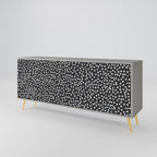 BLINDING LIGHTS Sideboard mit 3 Türen in Grau