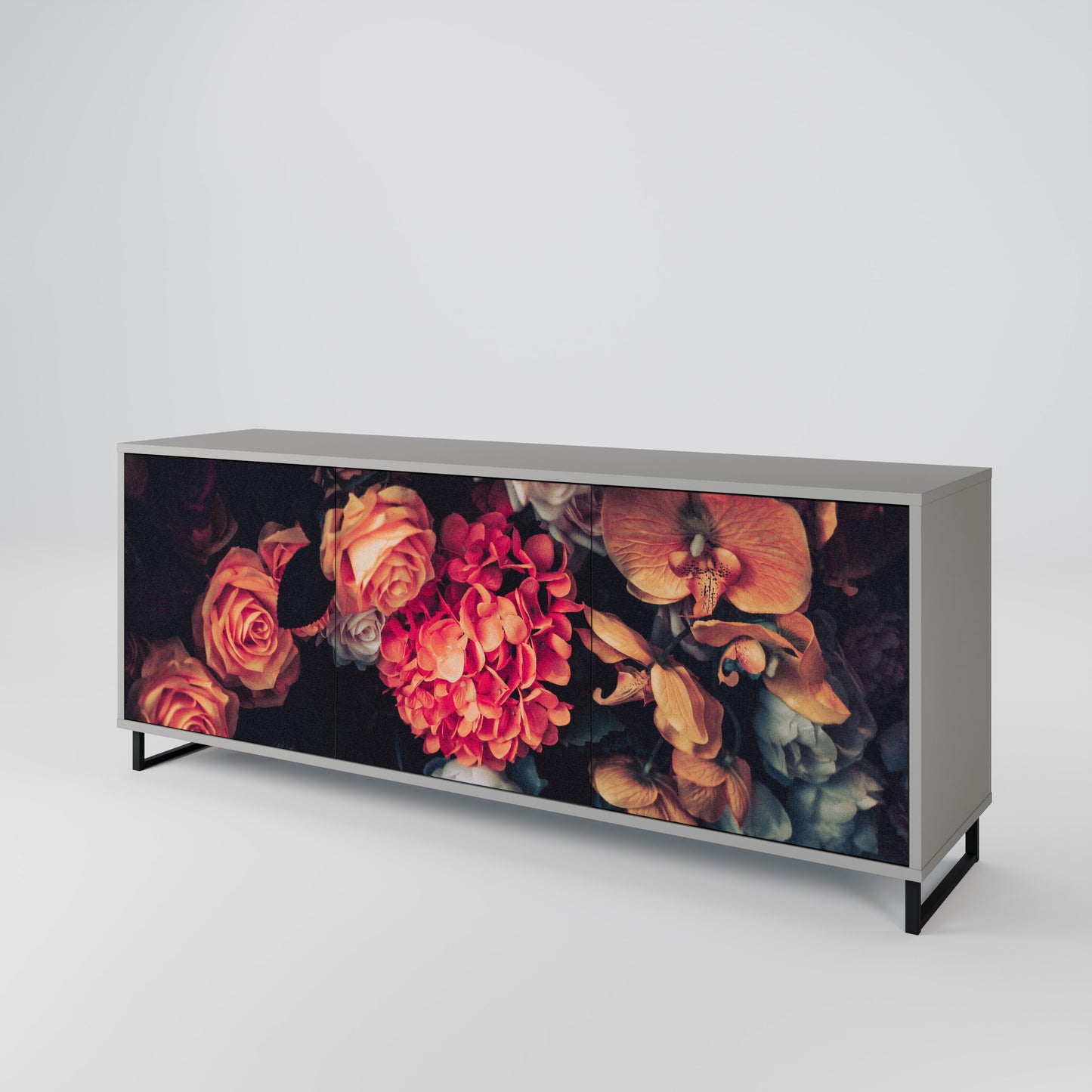 NEVERENDING BLOOM 3-türiges Sideboard