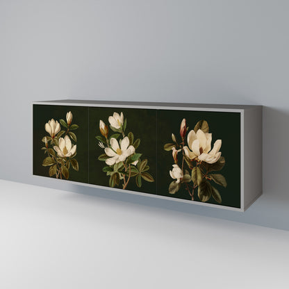 FLORAL NOIR 3-türiges Sideboard
