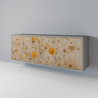 MORNING GLADE Sideboard mit 3 Türen in Grau