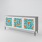 BE THE CHANGE 3-Door Sideboard in Grey Finish