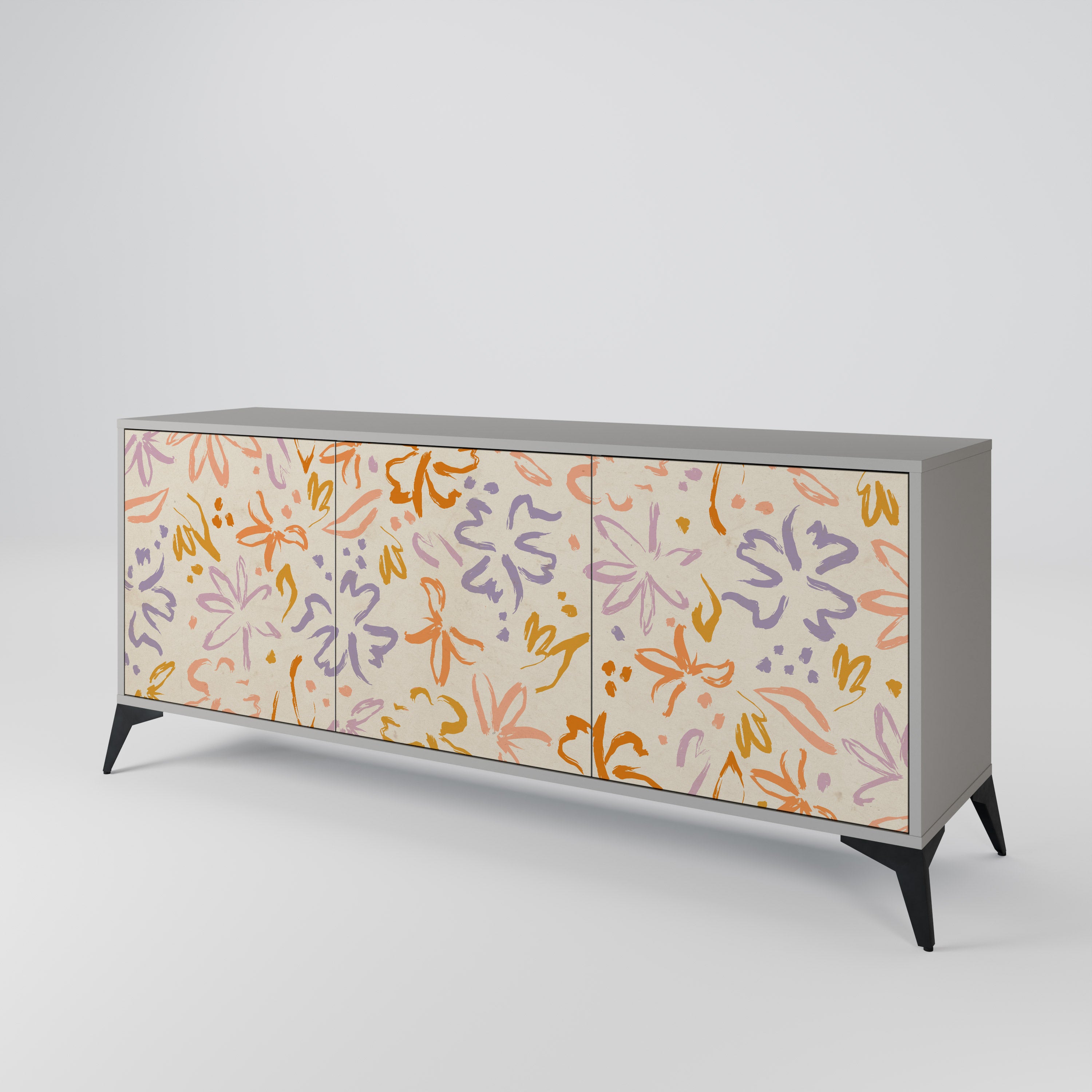 SPRING WHIMSY 3-Door Sideboard