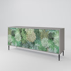 SUCCULENT CLUSTER Sideboard mit 3 Türen in Grau