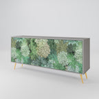 SUCCULENT CLUSTER Sideboard mit 3 Türen in Grau