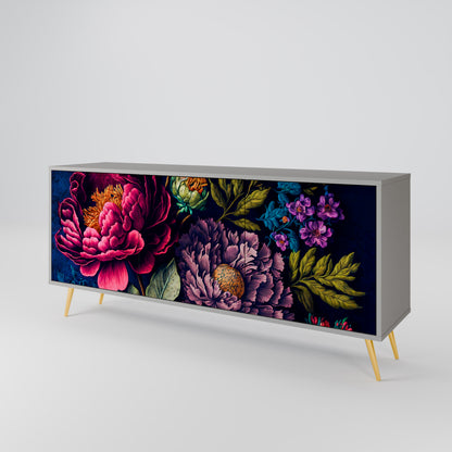 BLOOMING ELEGANCE 3-türiges Sideboard