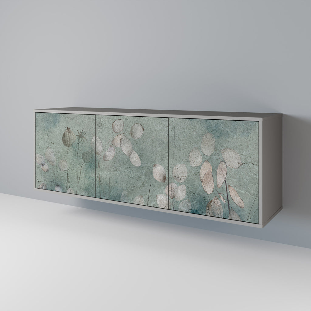 NIGHT LADY 3-türiges Sideboard in grauem Finish