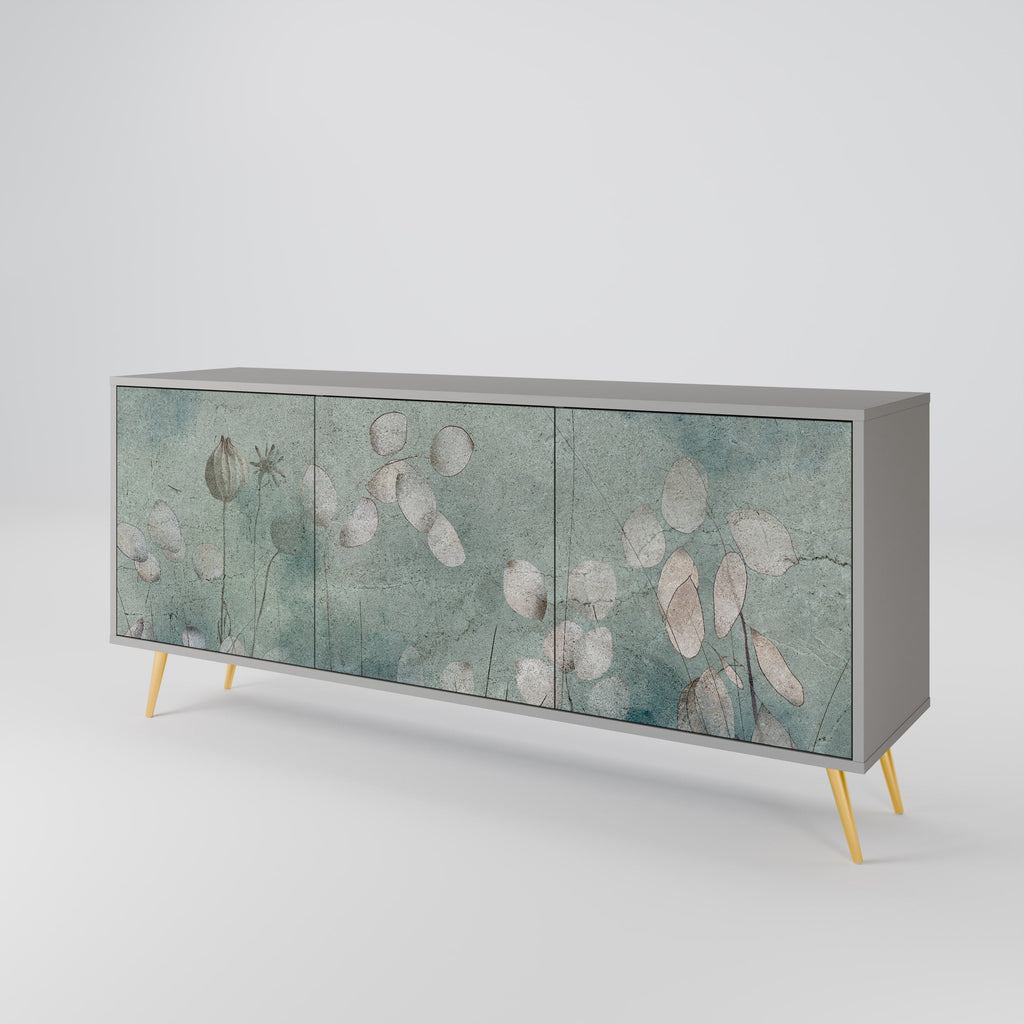 NIGHT LADY 3-türiges Sideboard in grauem Finish