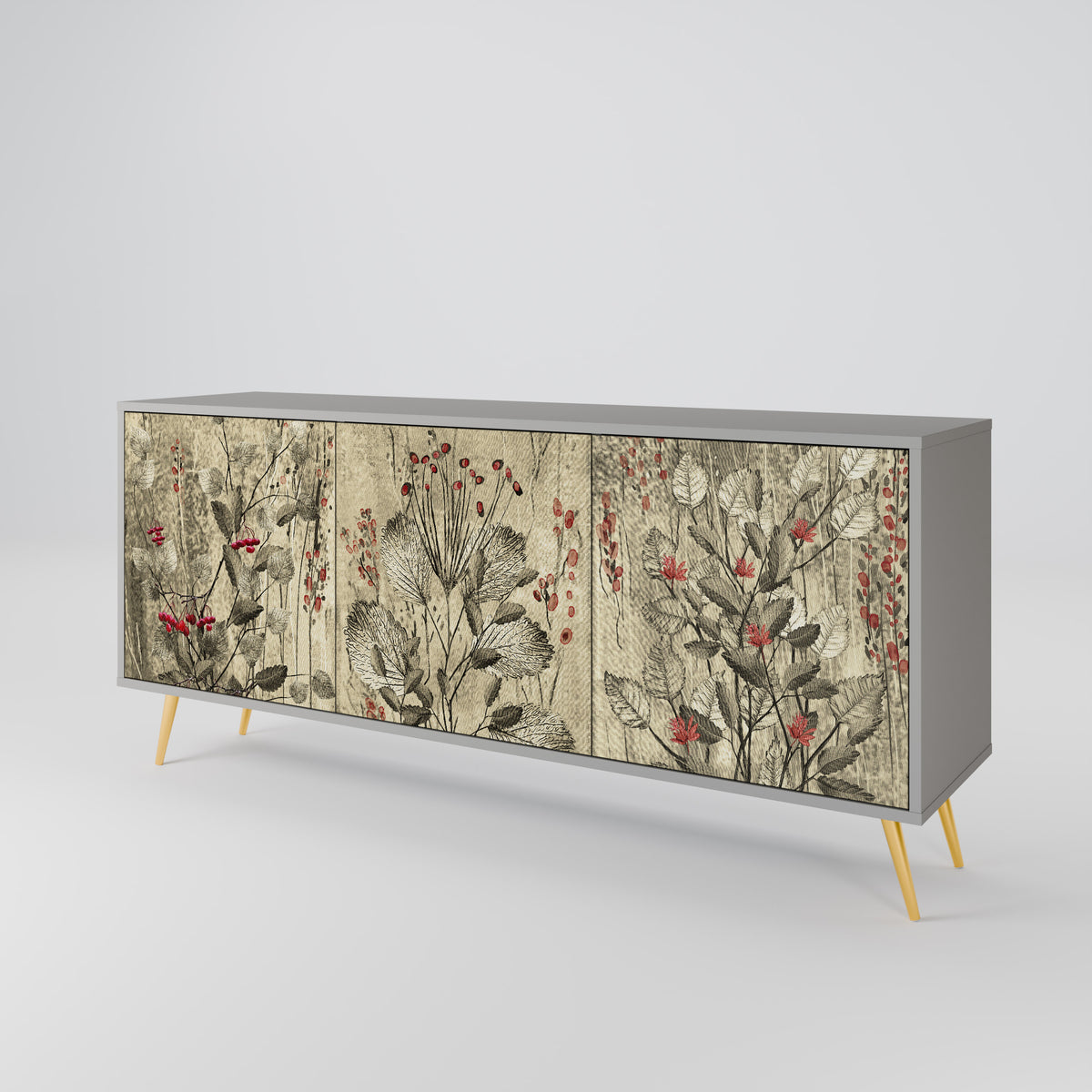 HERBAL GRACE 3-türiges Sideboard