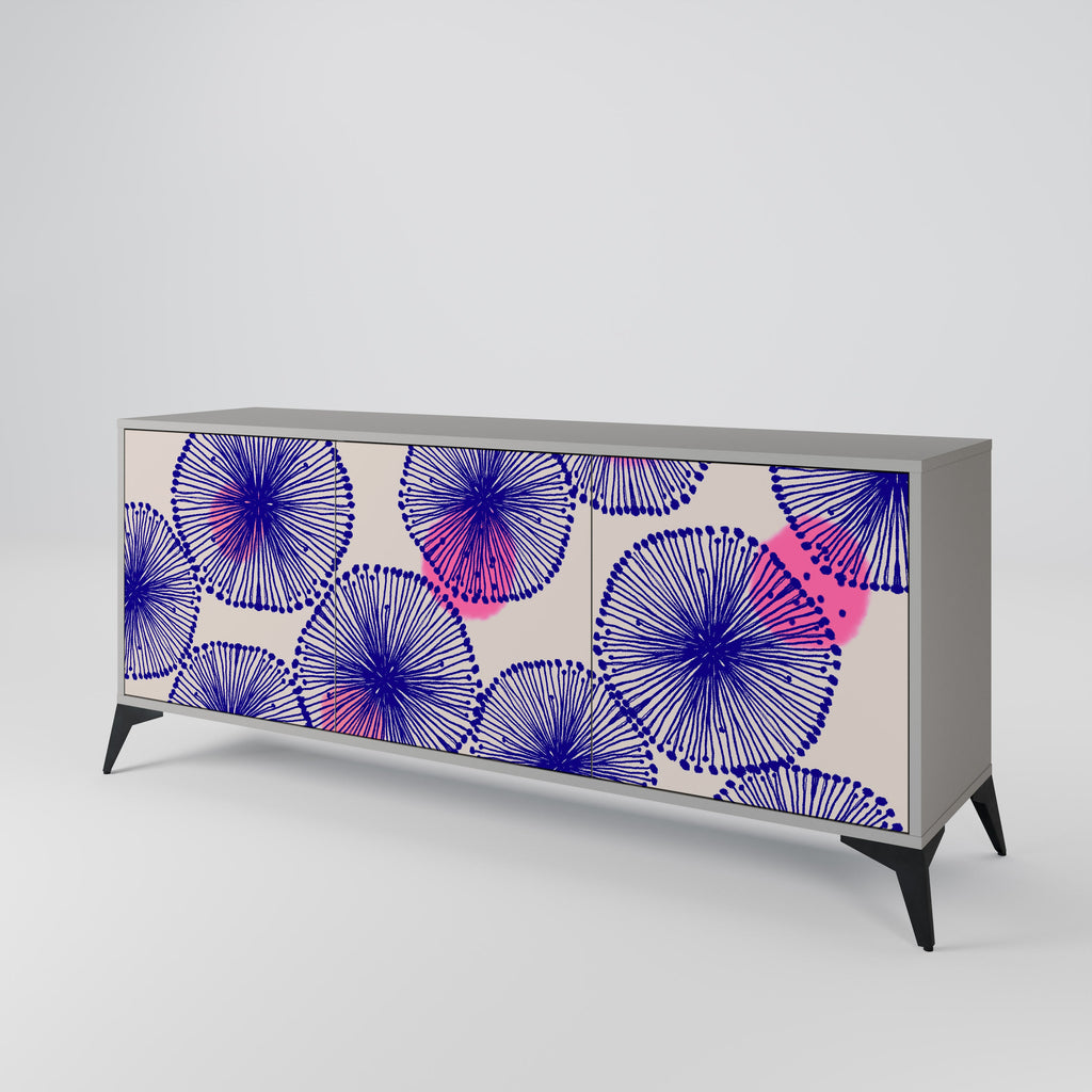 MAGIC NATURE 3-türiges Sideboard in grauer Ausführung