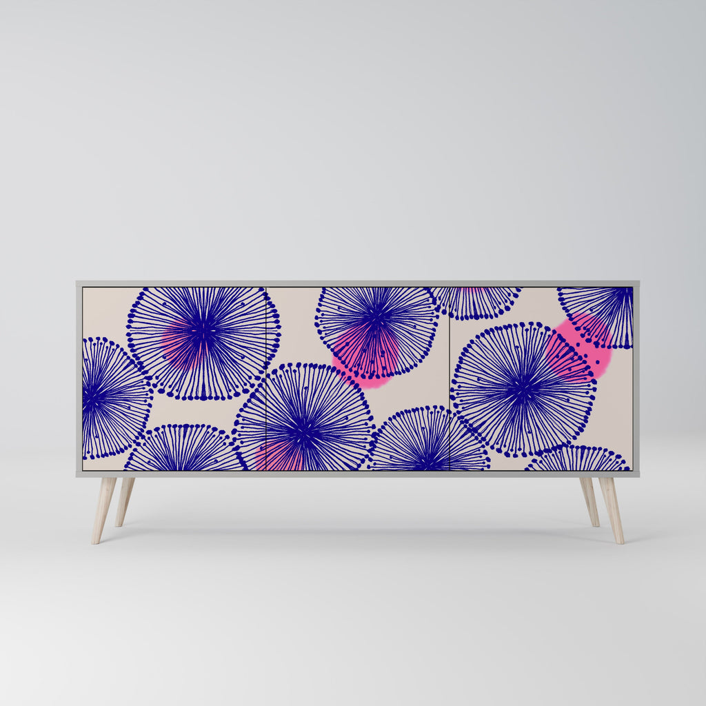 MAGIC NATURE 3-türiges Sideboard in grauer Ausführung