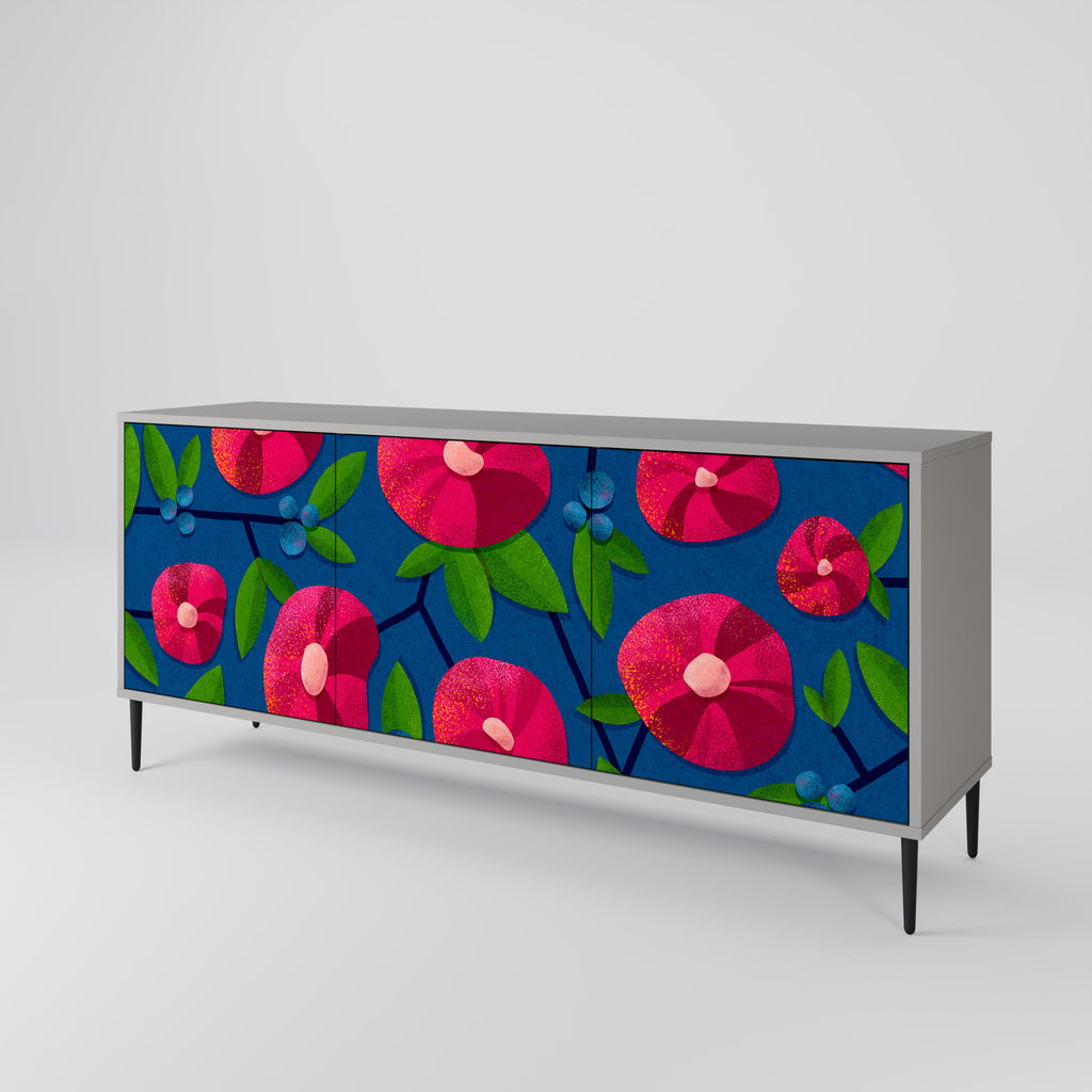 SPRING THOUGHTS 3-türiges Sideboard in grauer Ausführung