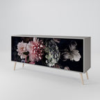 PURE BLOSSOM Sideboard mit 3 Türen in Grau