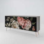 LUSH ELEGANCE Sideboard mit 3 Türen in Grau