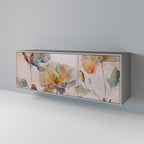 SOFTEN POPPY Sideboard mit 3 Türen in Grau