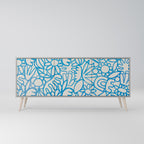 BLOOMY MORNING Sideboard mit 3 Türen in Grau