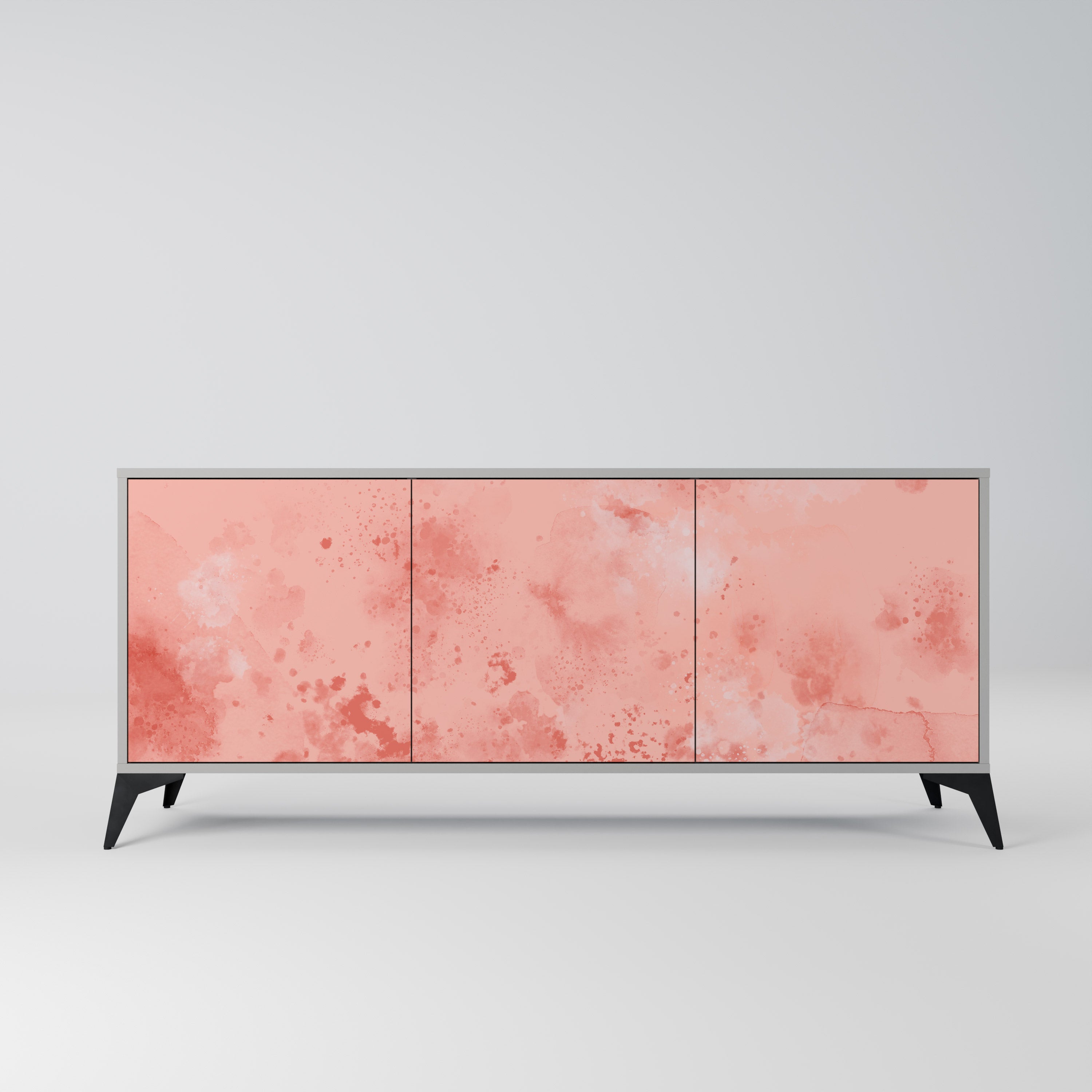 CRANE DANCE 3-türiges Sideboard in grauem Finish