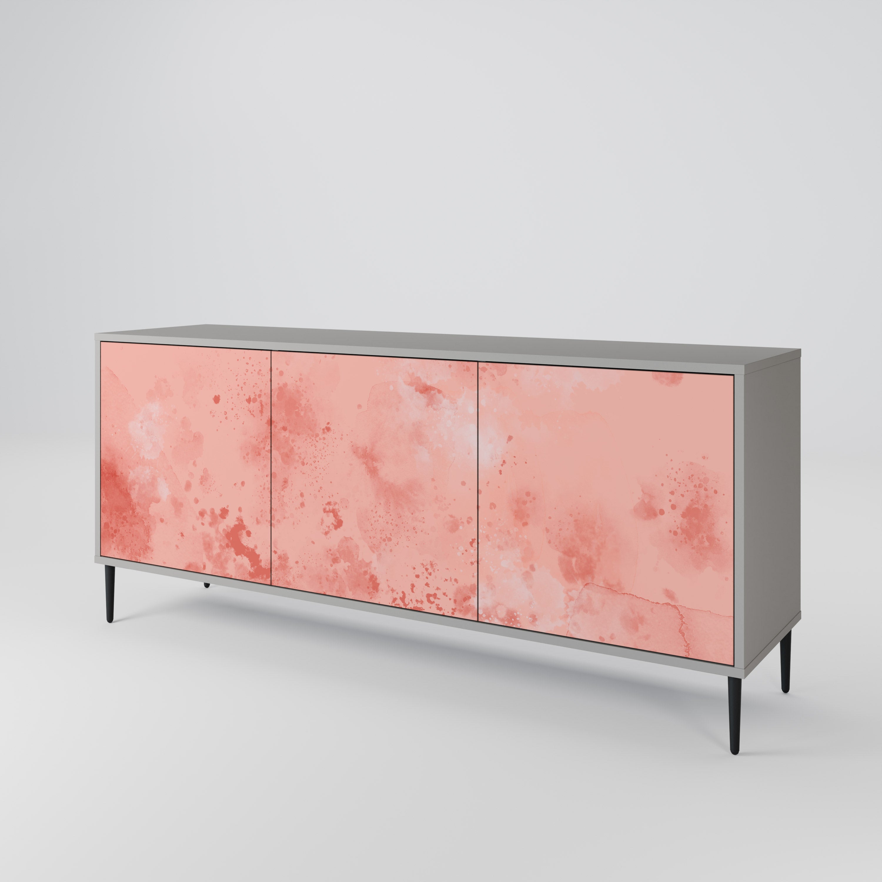 CRANE DANCE 3-türiges Sideboard in grauem Finish