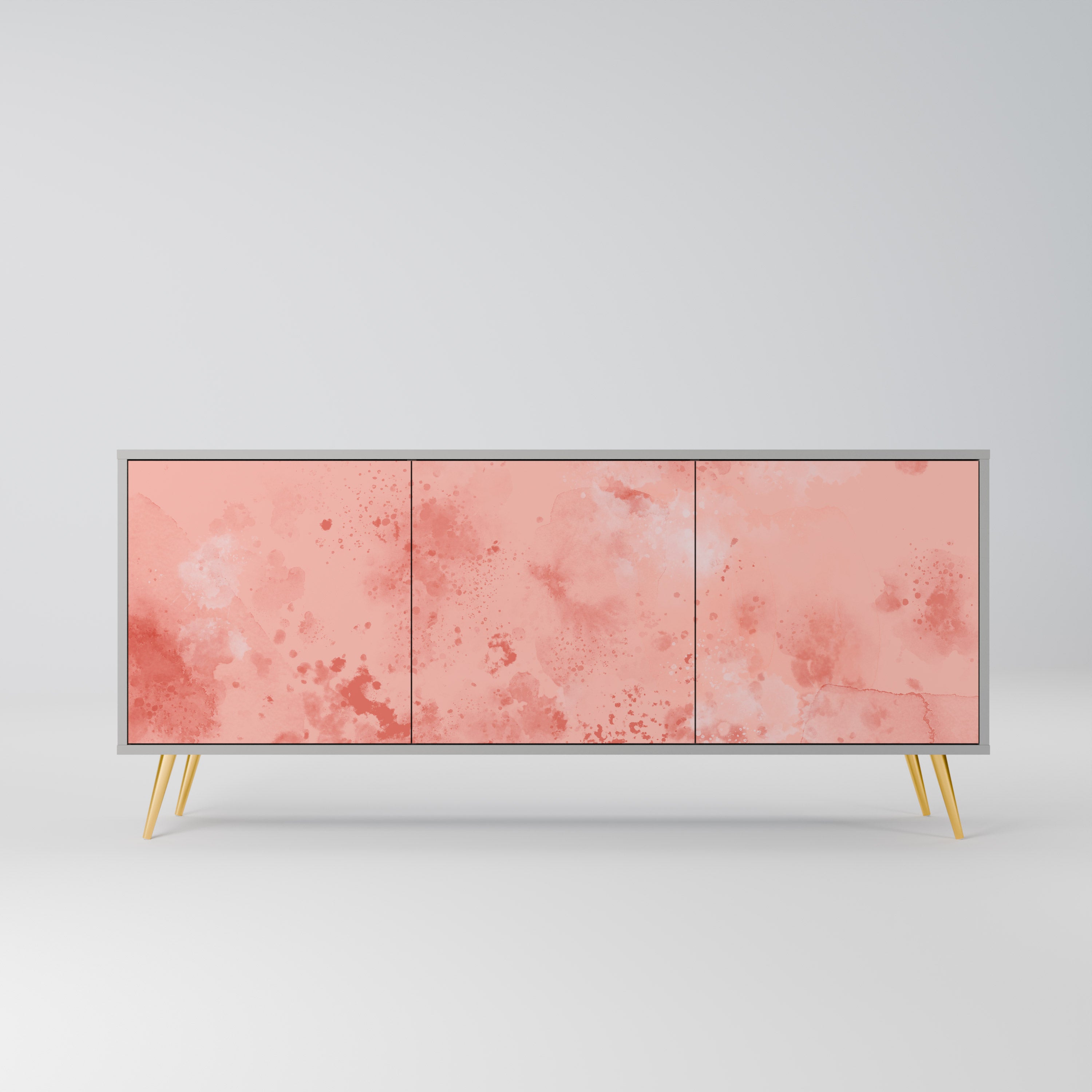CRANE DANCE 3-türiges Sideboard in grauem Finish